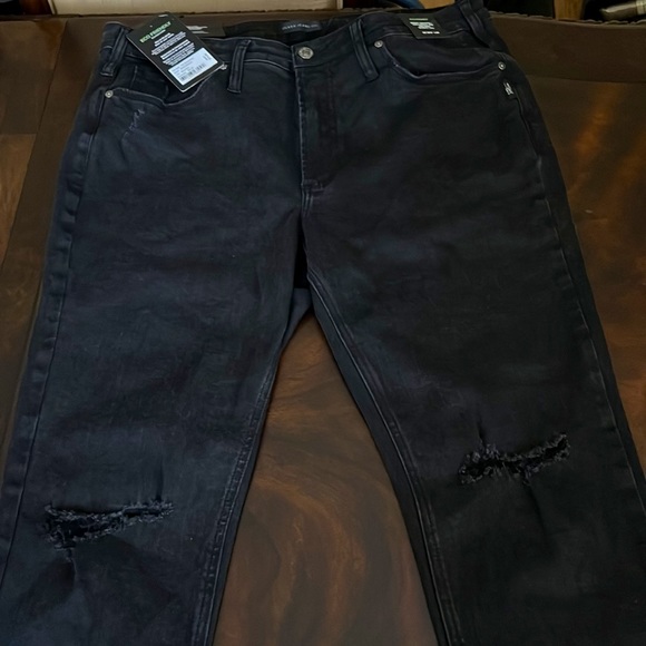 SILVER JEANS Most Wanted Skinny - Distressed Black - Picture 4 of 14